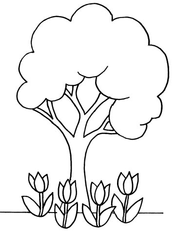 Spring Coloring Pages on Coloring Pages