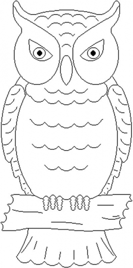 Halloween - owl - Coloring Pages