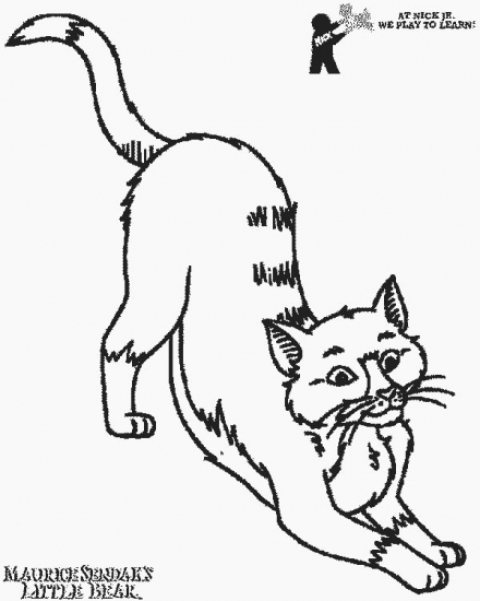 calico cat coloring pages - photo #26