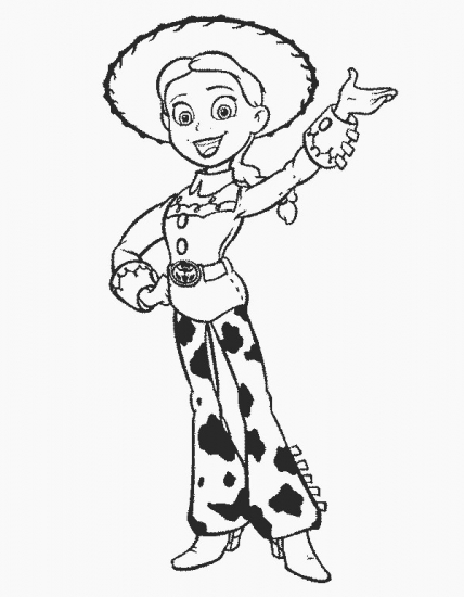 Coloring Pages - Toy Story/jesse